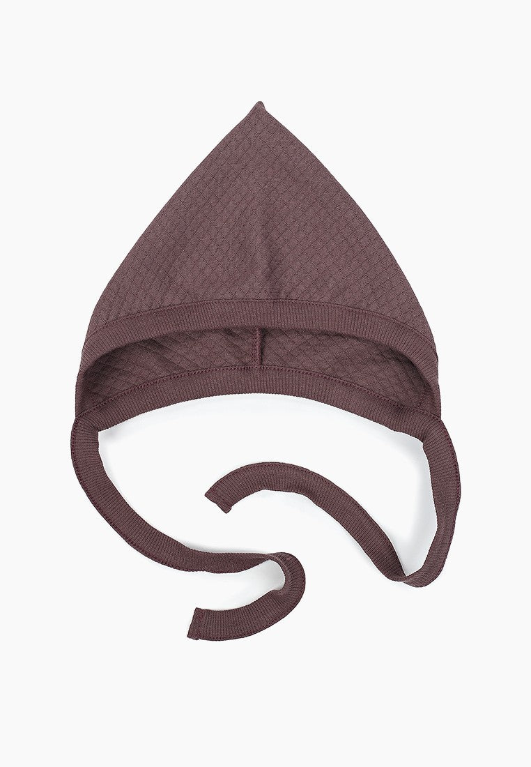 Gnome Bonnet Quilted – Plum