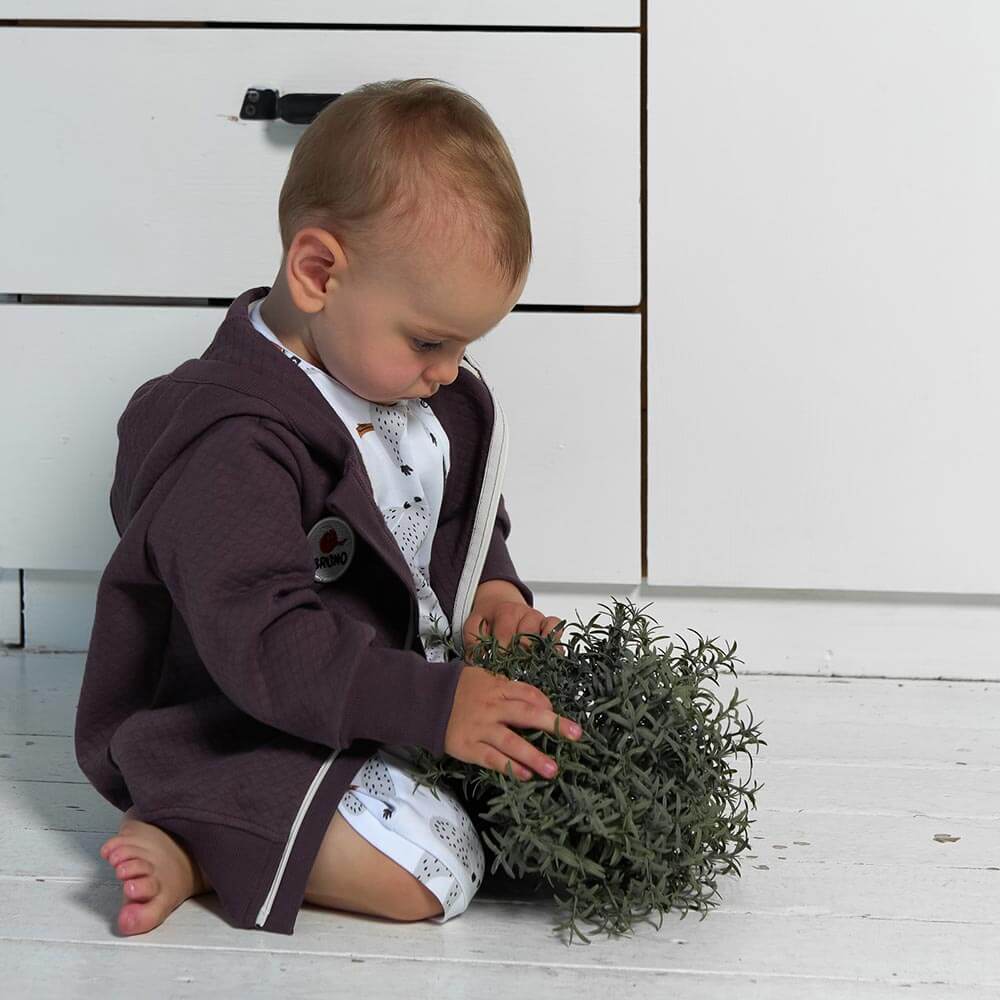 Two-Piece Soft Quilted Outfit – Plum