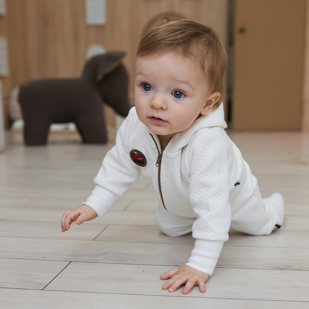 Two-Piece Soft Quilted Outfit – Milk