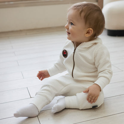 Two-Piece Soft Quilted Outfit – Milk